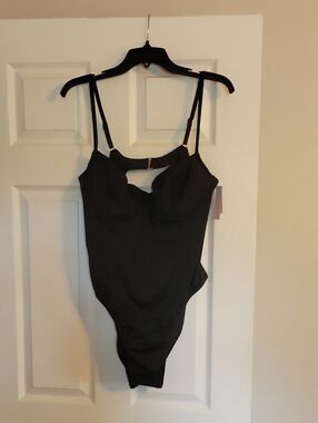 VS Black Underwire One-Piece Swimsuit